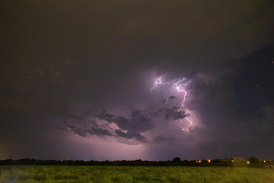 Nebraska August Lightning 021 Photograph by Dale Kaminski