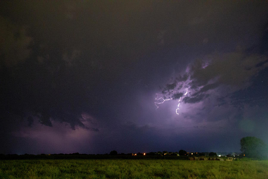Nebraska August Lightning 025 Photograph by Dale Kaminski