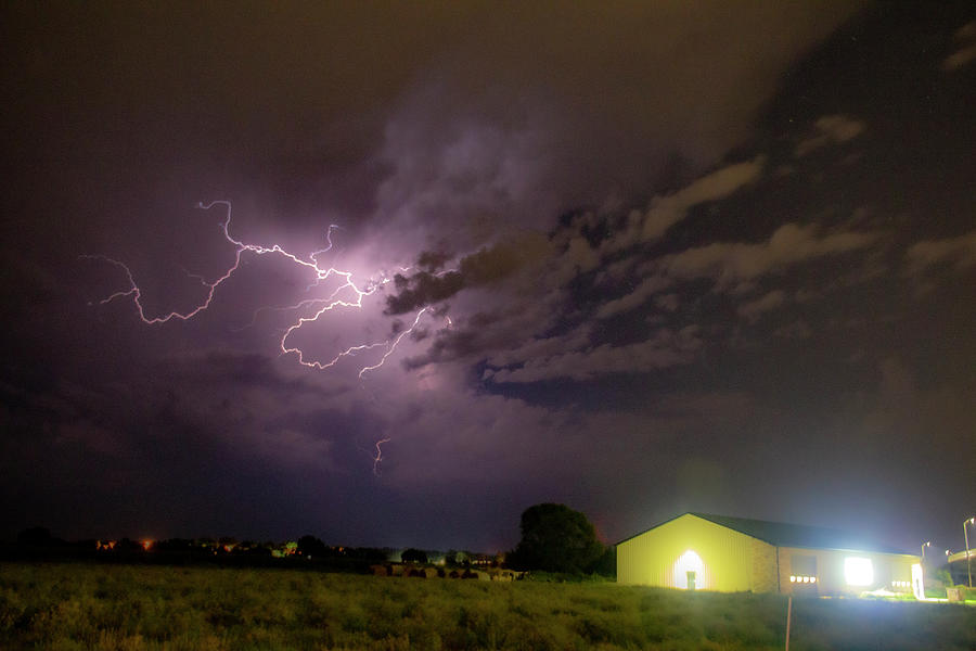 Nebraska August Lightning 027 Photograph by Dale Kaminski