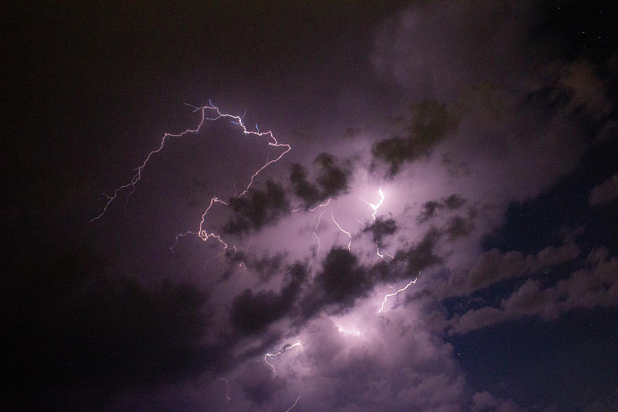 Nebraska August Lightning 029 Photograph by Dale Kaminski