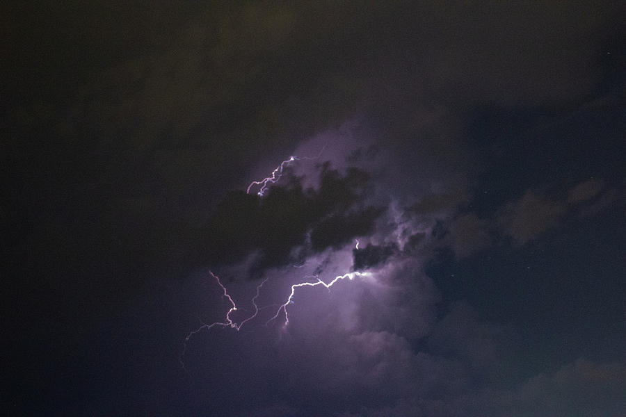 Nebraska August Lightning 034 Photograph by Dale Kaminski