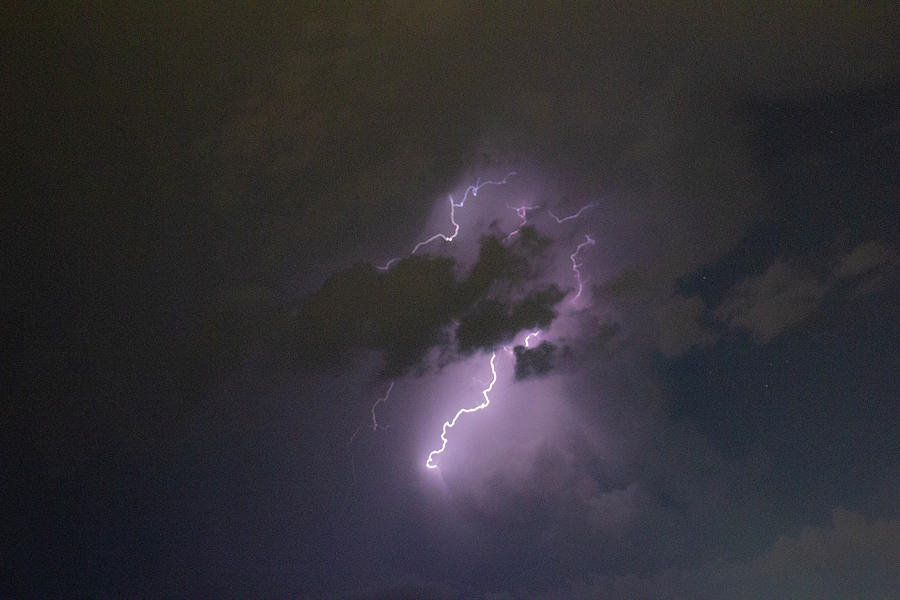 Nebraska August Lightning 035 Photograph by Dale Kaminski