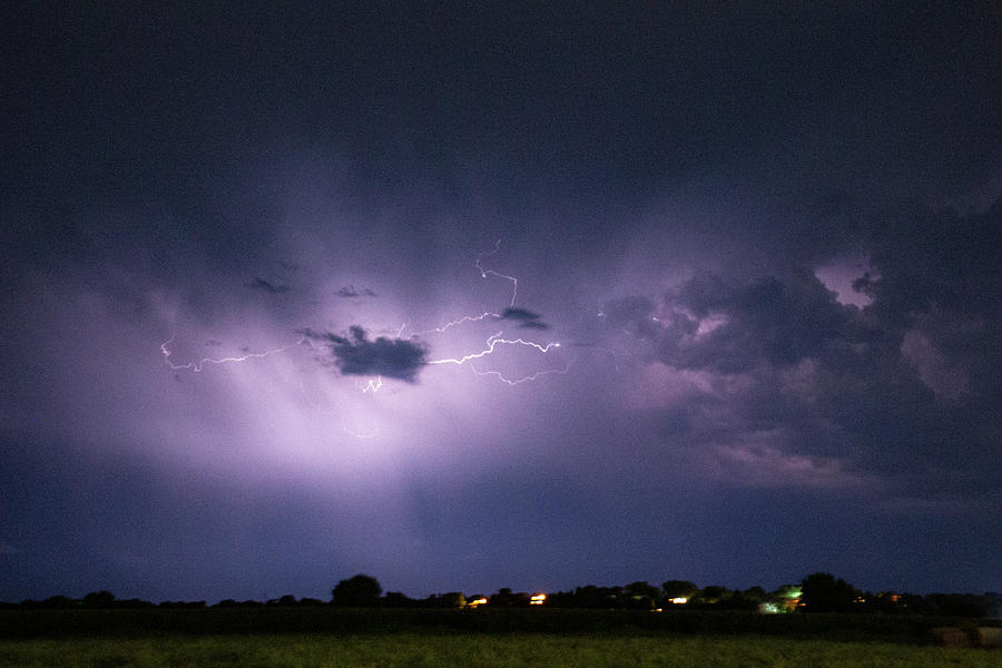 Nebraska August Lightning 039 Photograph by Dale Kaminski