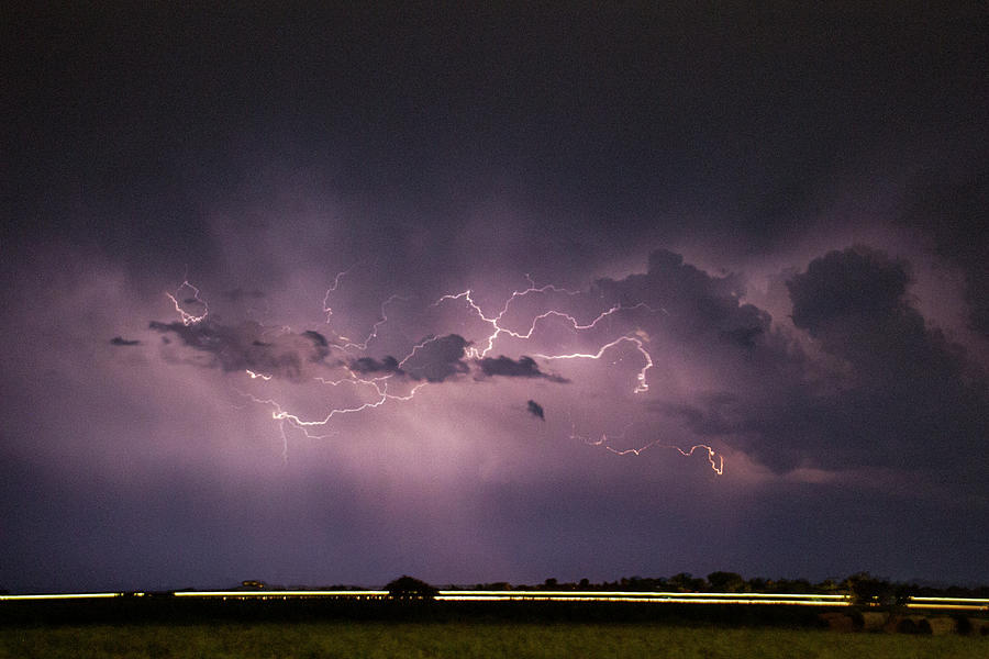 Nebraska August Lightning 043 Photograph by Dale Kaminski