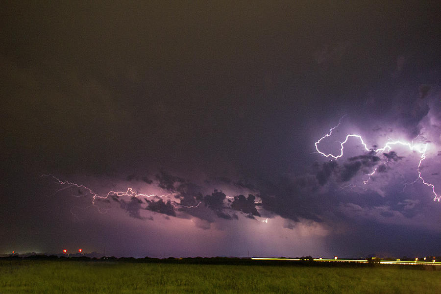 Nebraska August Lightning 044 Photograph by Dale Kaminski