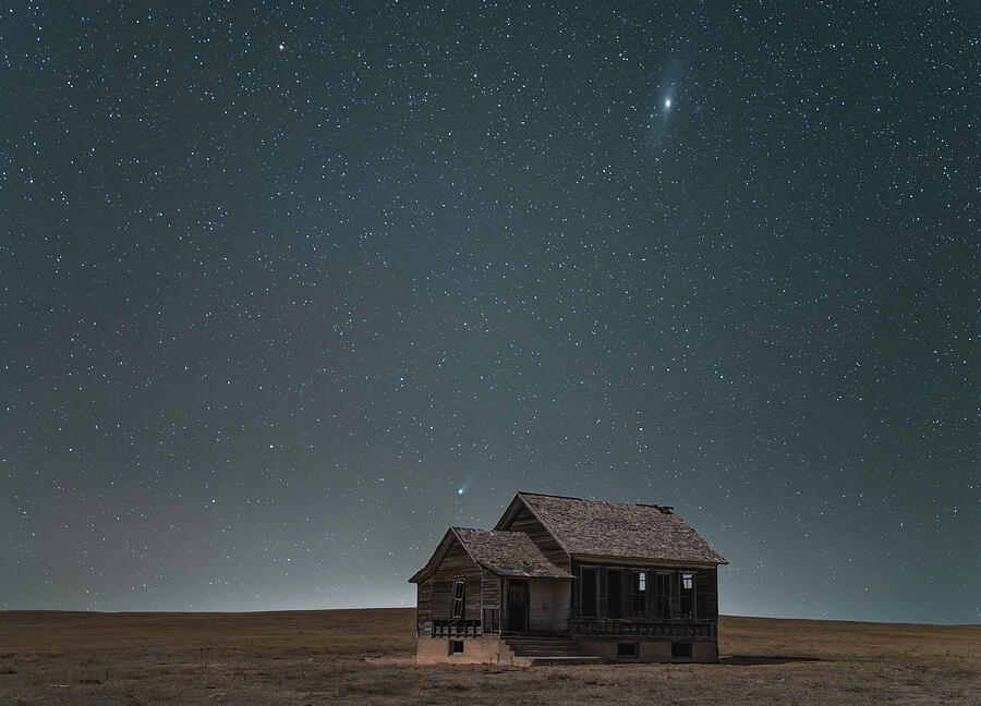 Nebraska Nights - Comet 12p/Pons-Brooks Photograph by Darren White