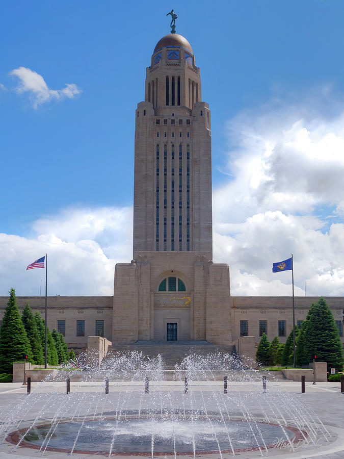 Nebraska State Capitol Building Photograph by Mark Dahmke
