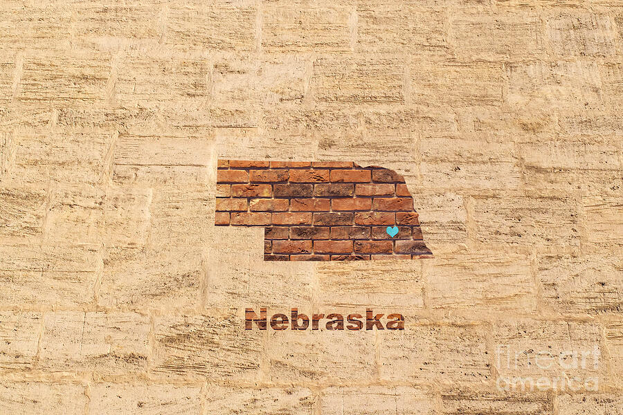 Omaha Digital Art - Nebraska Stone by Elisabeth Lucas Omaha Digital Art - Nebraska Stone by Elisabeth Lucas