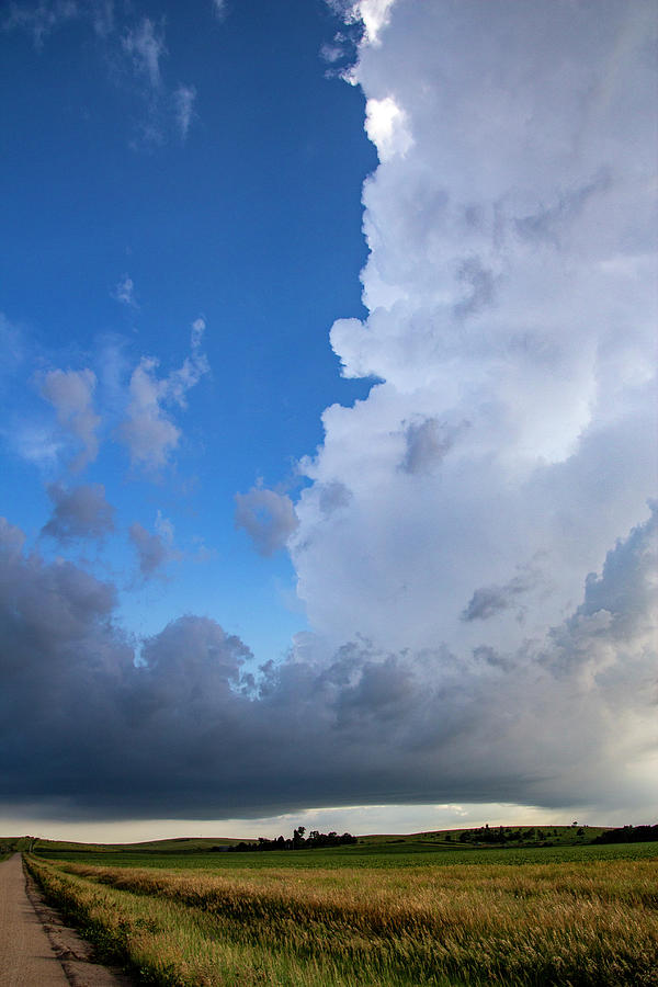 Nebraska Thunder and Lightning 007 Photograph by Dale Kaminski
