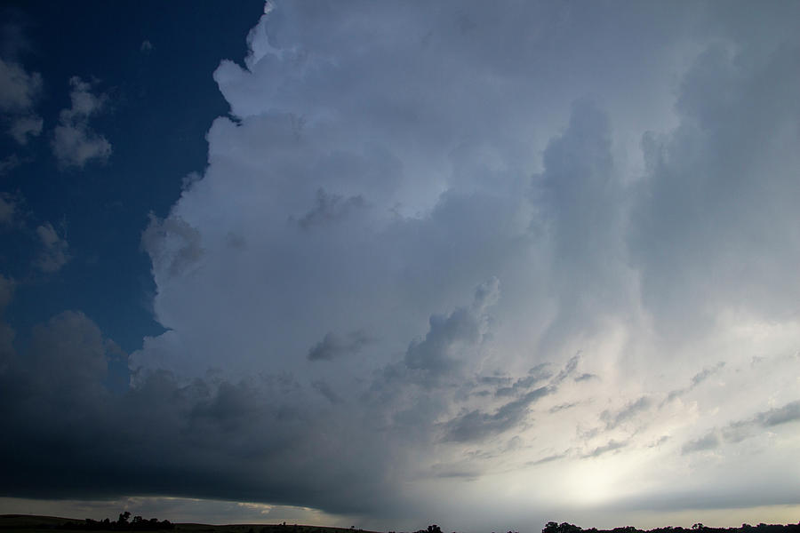 Nebraska Thunder and Lightning 008 Photograph by Dale Kaminski