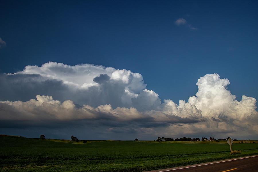 Nebraska Thunder and Lightning 019 Photograph by Dale Kaminski