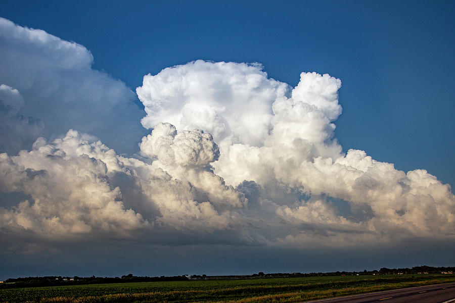 Nebraska Thunder and Lightning 022 Photograph by Dale Kaminski