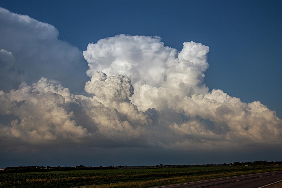 Nebraska Thunder and Lightning 026 Photograph by Dale Kaminski