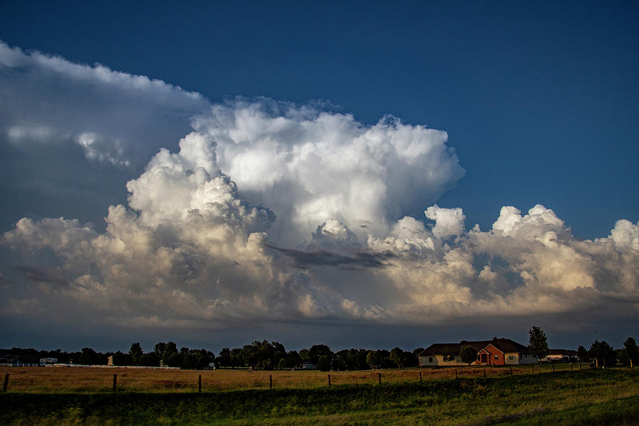 Nebraska Thunder and Lightning 030 Photograph by Dale Kaminski