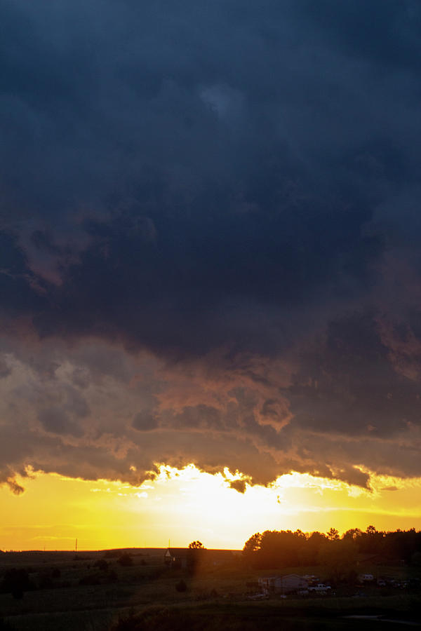 Nebraska Thunderset 015 Photograph by Dale Kaminski