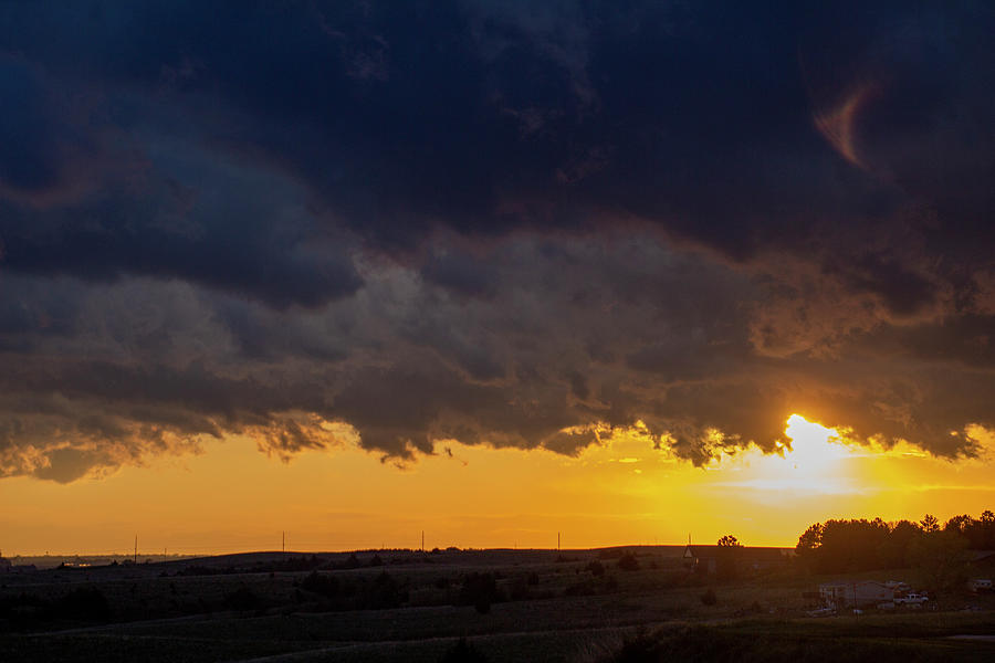 Nebraska Thunderset 016 Photograph by Dale Kaminski