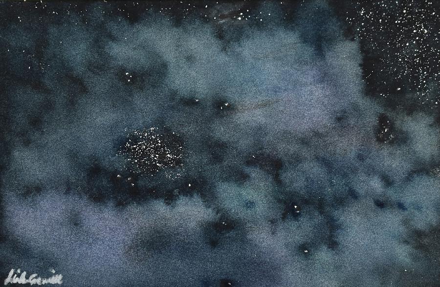 Nebula #02 Painting by Linda Gemmill Nebula #02 Painting by Linda Gemmill