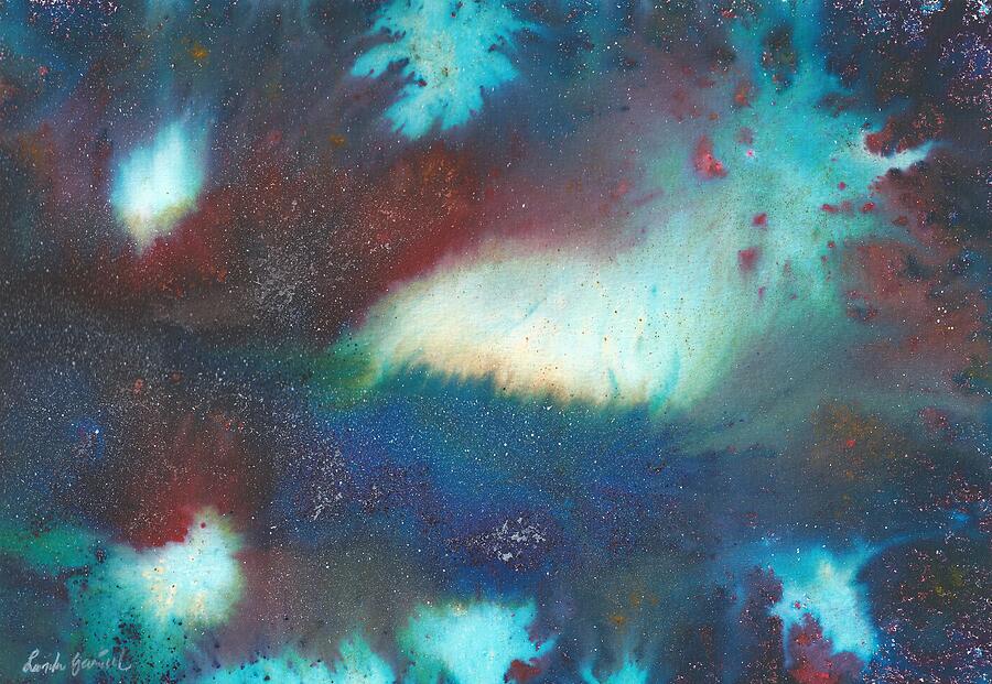 Nebula #03 Painting by Linda Gemmill Nebula #03 Painting by Linda Gemmill