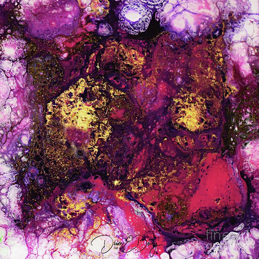 Nebula 3 Painting by Diane E Berry