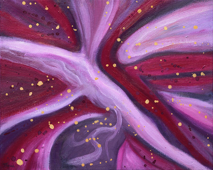 Nebula Painting by Maria Meester