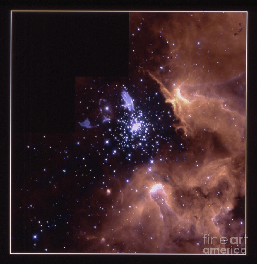 Nebula Ngc 3603, 1999 Photograph by Granger
