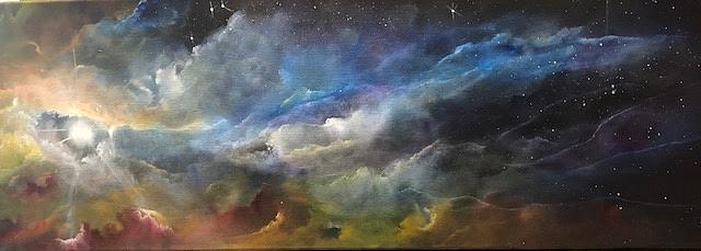 Nebula No. 6 Painting by Carrie Granitto - Fine Art America