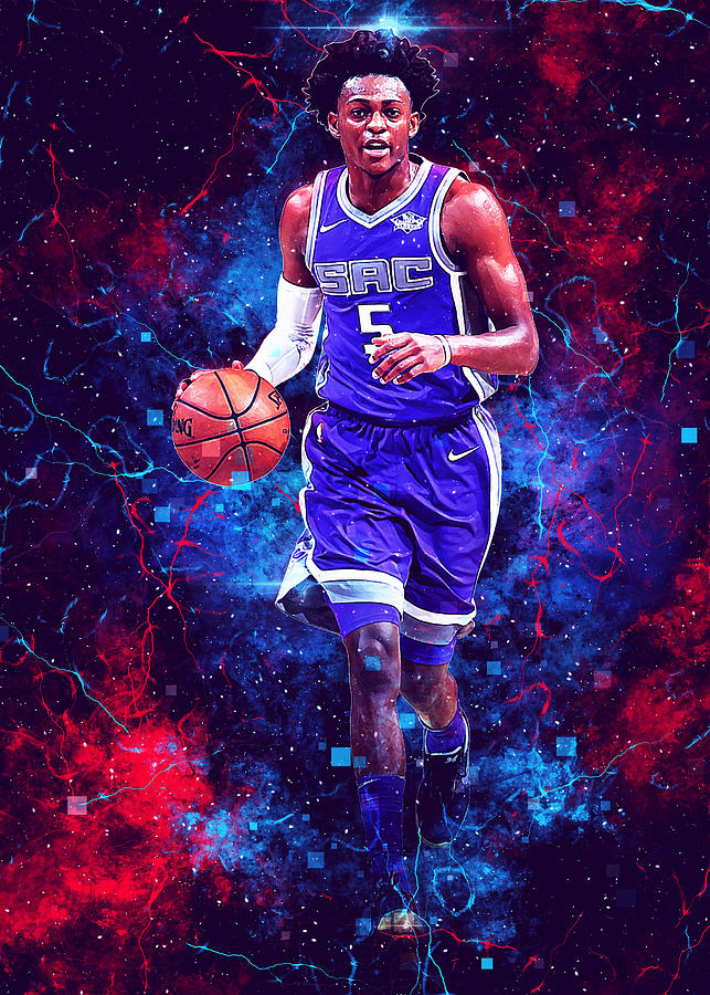 Nebula Player Sacramento Kings Player Deaaron Fox Deaaronfox Deaaron ...