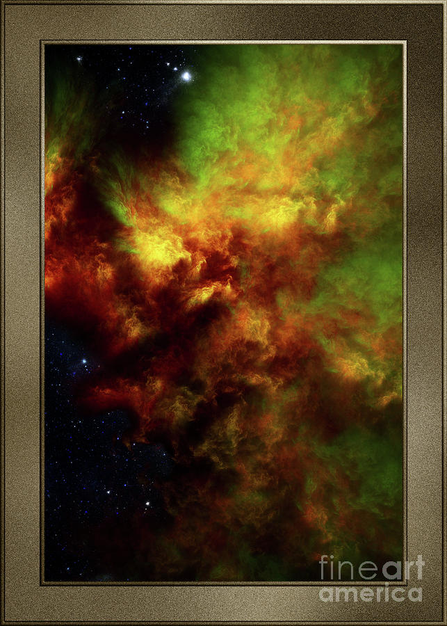 Nebula Storm ENH Fractal Art Spacescape Digital Art by Rolando Burbon