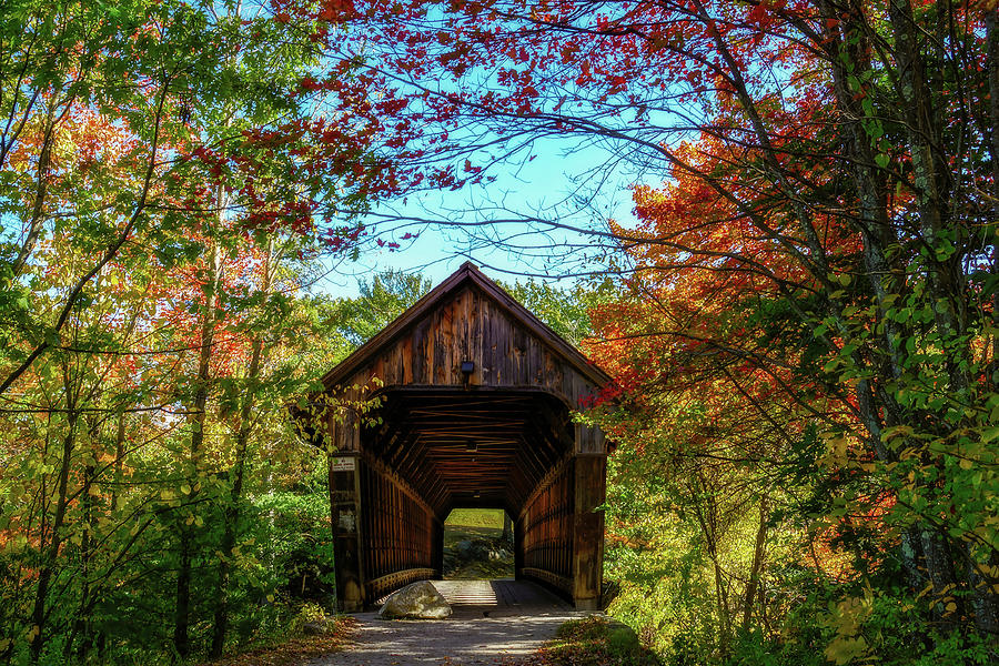 NEC Covered Bridge Photograph by Paula Robidoux - Pixels