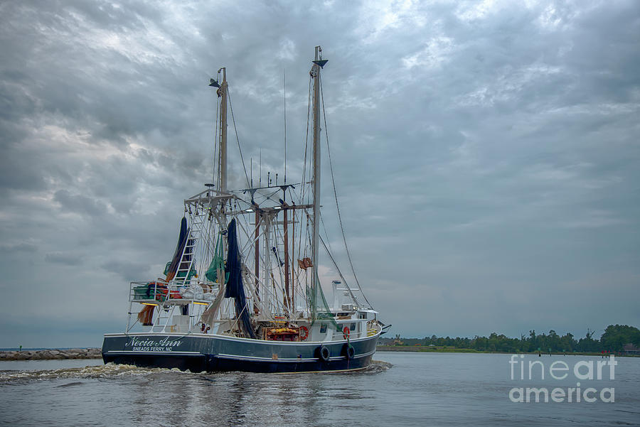 Necia Ann Shrimp Boat Sneads Ferry North Carolina 0232 Photograph by