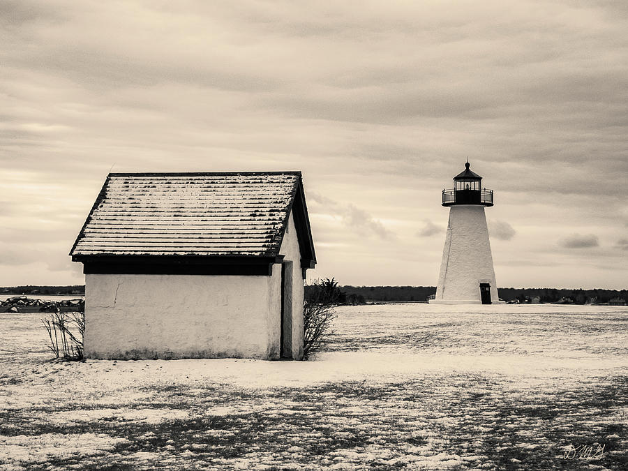 Neds Point Lighthouse Mattapoisett MA Toned Photograph by David Gordon