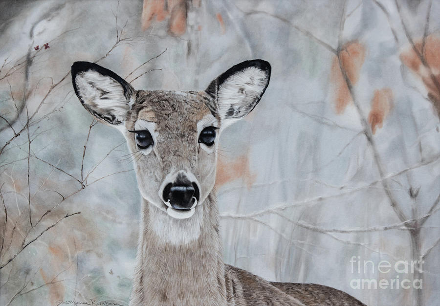 Deer Pastel - Need a Little Doe by Joni Beinborn