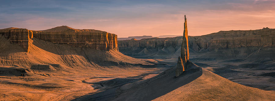 Needle in Badlands Photograph by Peter Boehringer