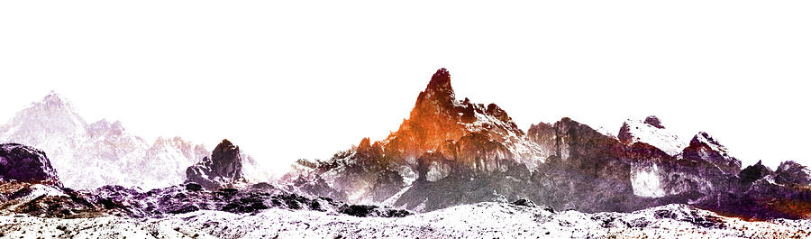 Needle Mountains Arizona Art Panorama Digital Art