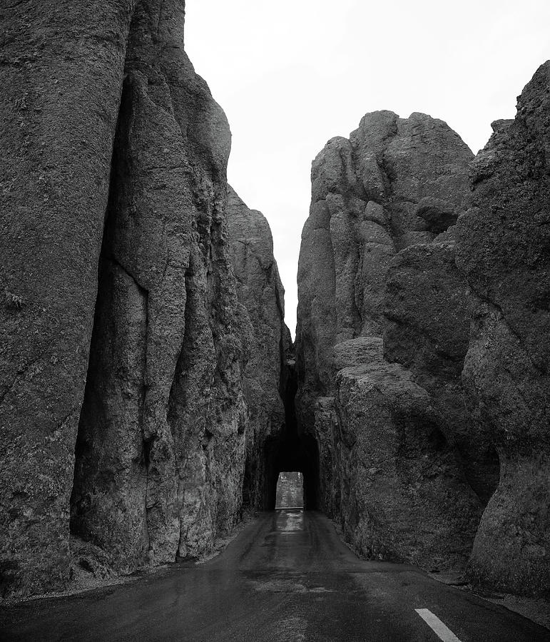 Needles Highway Tunnel Photograph by Dan Sproul