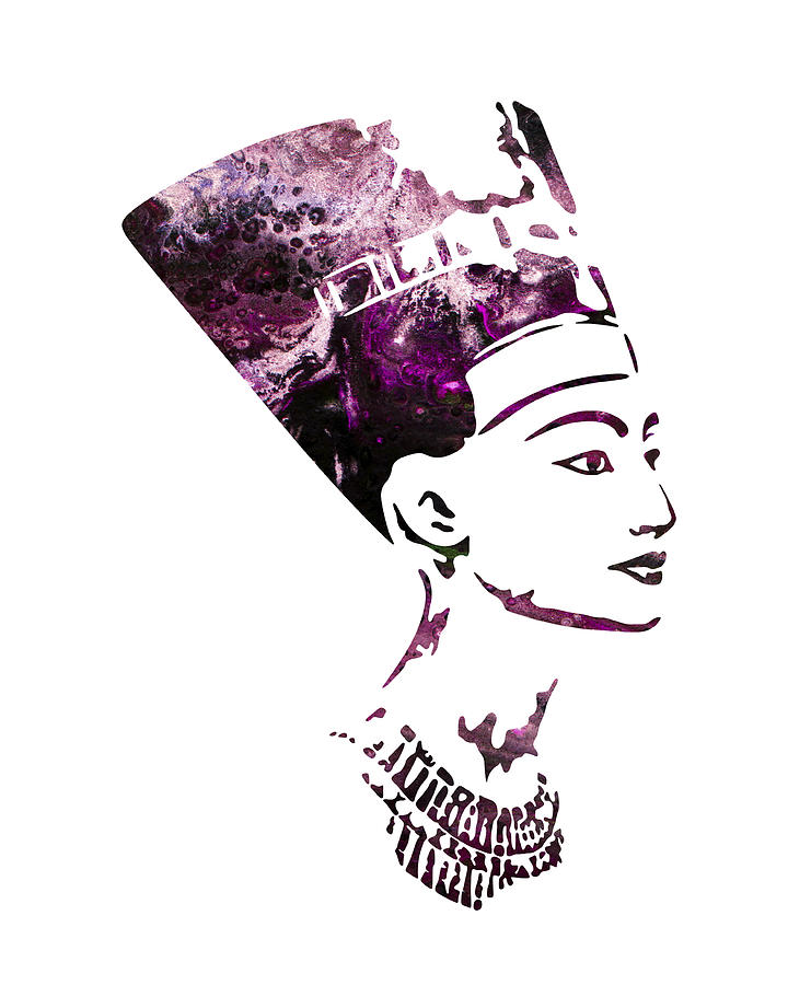 Nefertiti Painting - Nefertiti Art by Zuzi s Nefertiti Painting - Nefertiti Art by Zuzi s