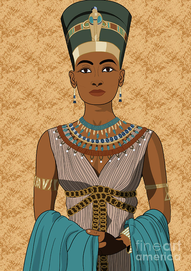 Nefertiti Digital Art by Marisol VB