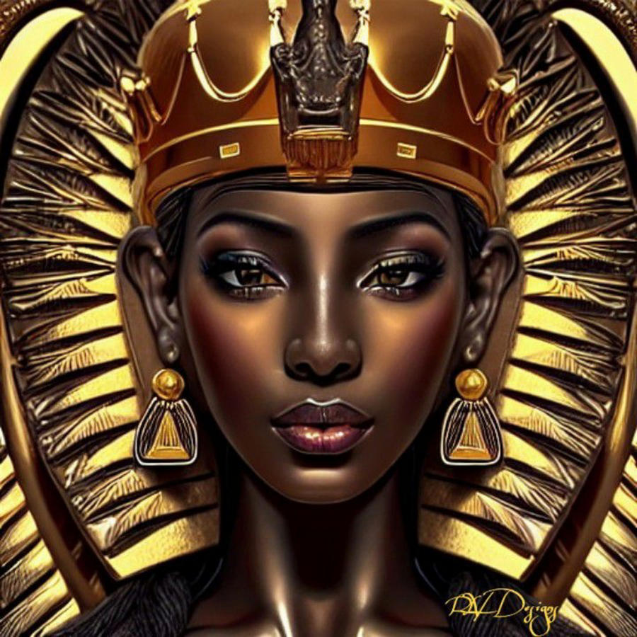 Nefertiti Digital Art by RLV Designs - Fine Art America