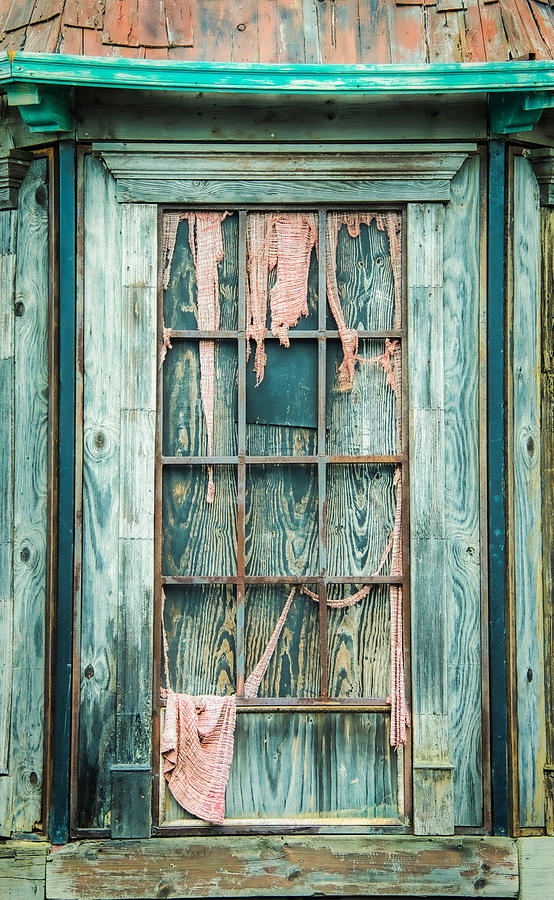 Neglected Old Window Photograph by Gary Slawsky