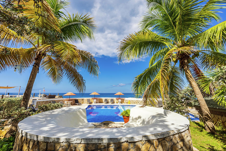 Negril Cliff Resort View Photograph by Stefan Mazzola