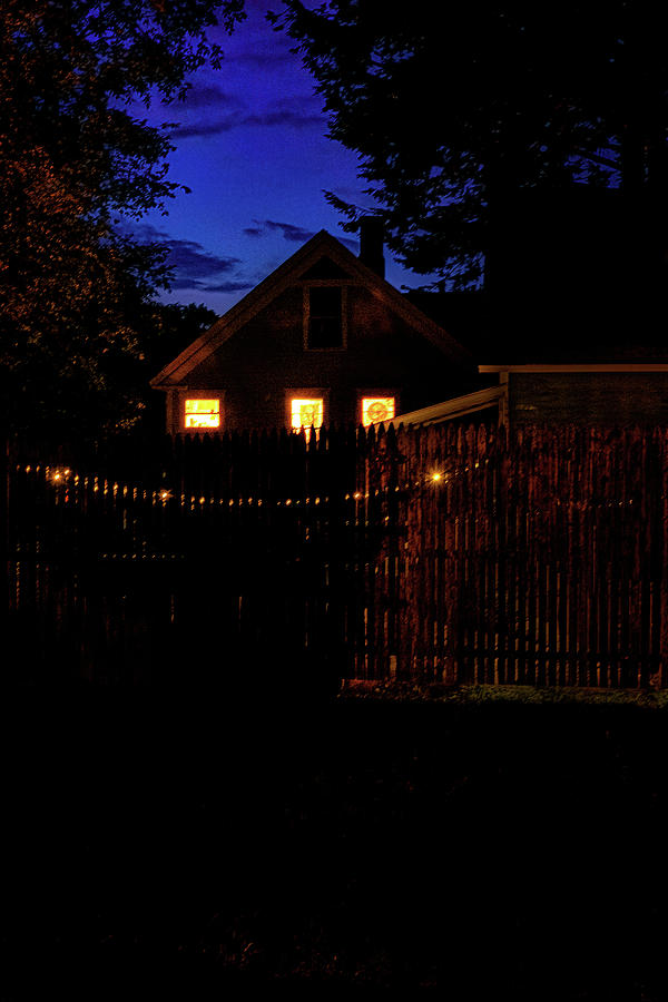 Neighborhood By Night Photograph by Tom Singleton