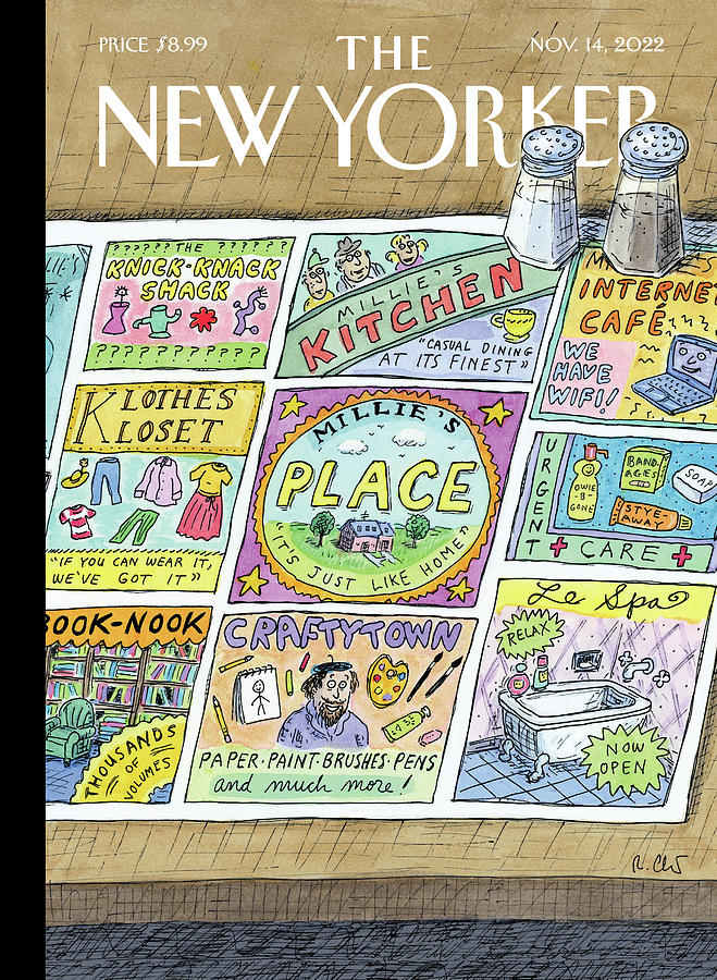 Neighborhoods Finest Painting by Roz Chast