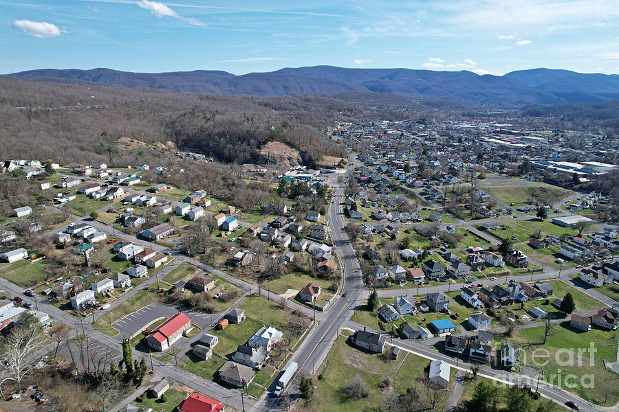 Neighborhoods in Covington, Virginia Photograph by Ben Schumin - Fine ...