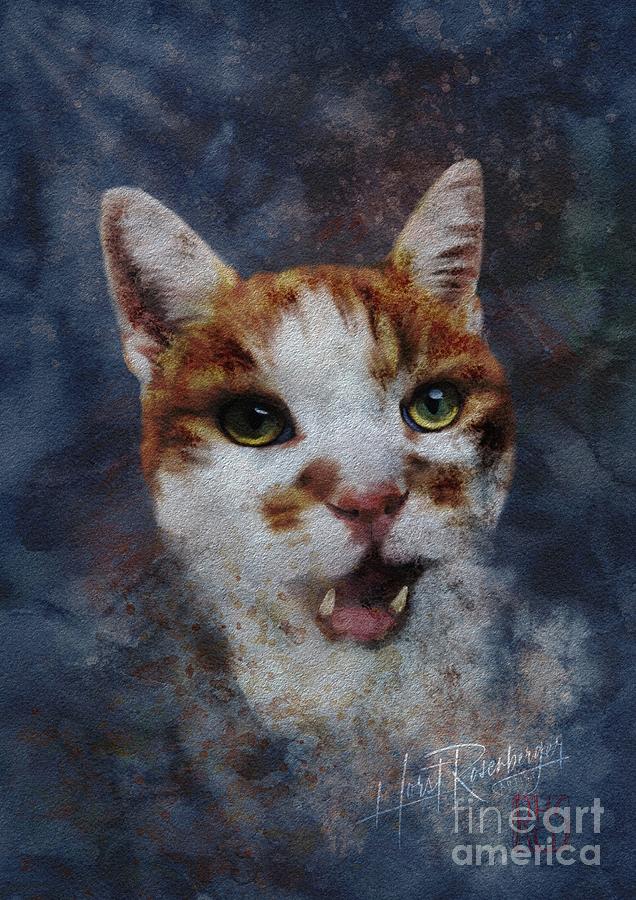 The Cat Rambo Painting by Horst Rosenberger