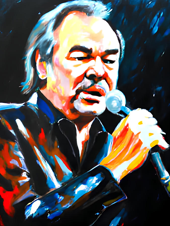 Neil Diamond Digital Art by Mauricio Sobalvarro - Fine Art America