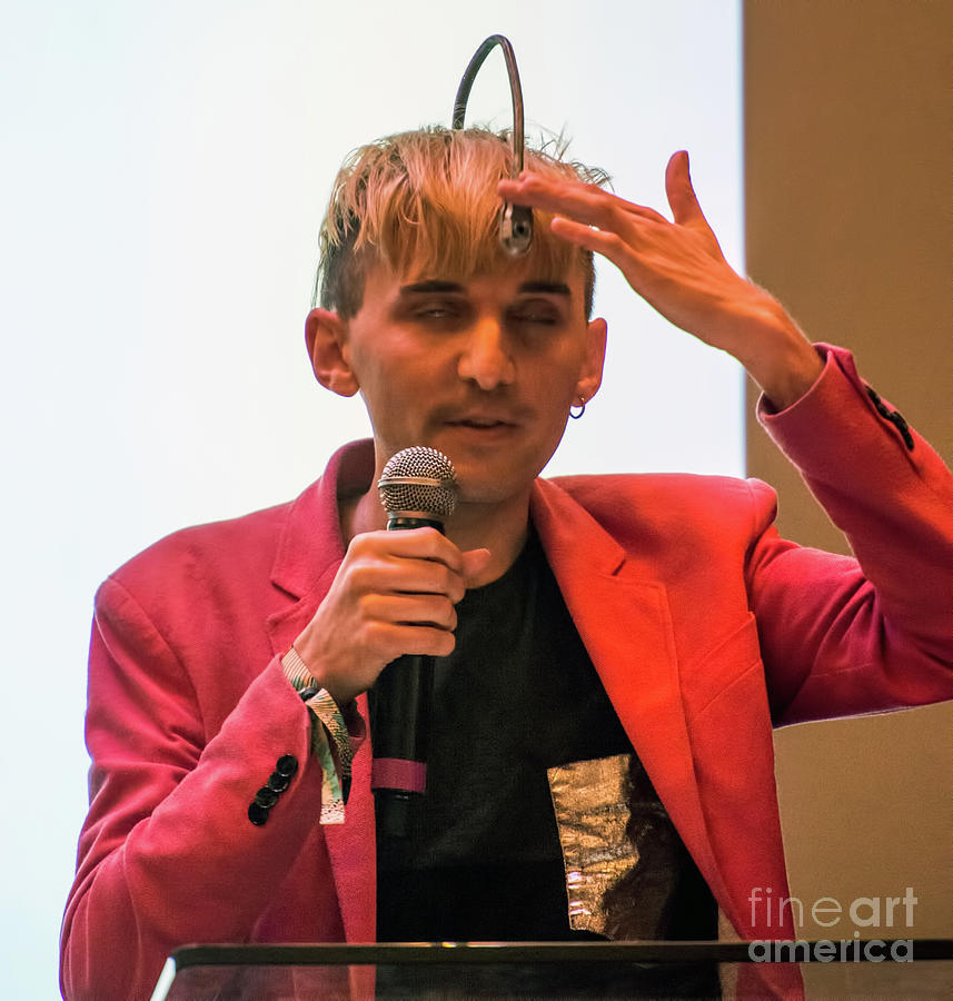 Neil Harbisson Cyborg Photograph By David Oppenheimer Fine Art America