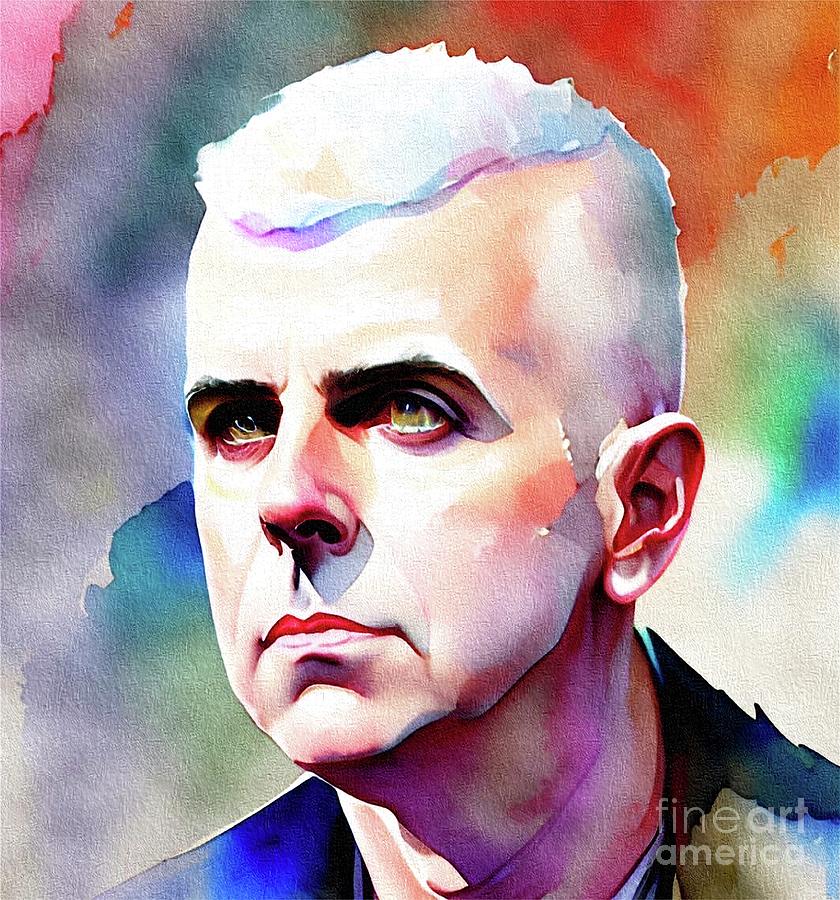 Neil Tennant, Music Star Painting by John Springfield Fine Art America