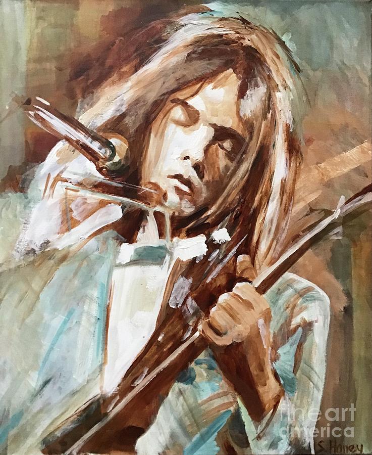 Neil Young Painting - Neil Young by Sandra Haney