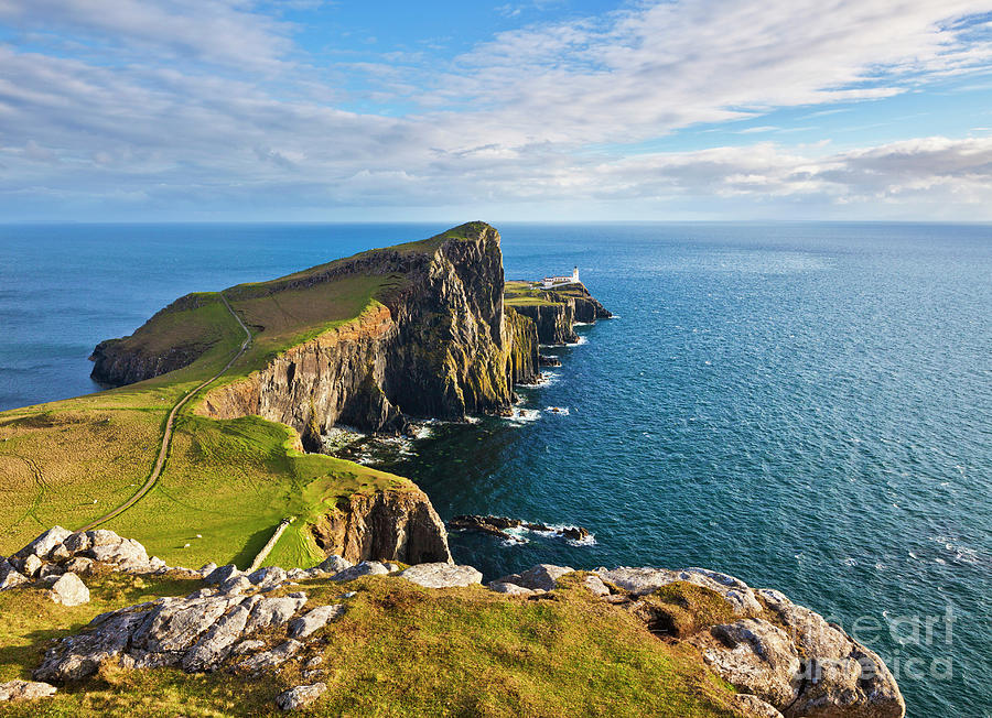 Neist Point and Lighthouse, Isle of Skye, Scotland Photograph by Neale And Judith Clark