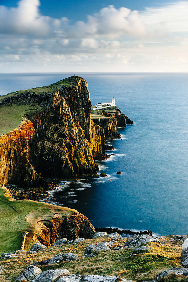 Neist Point lighthouse, Skye, Scotland Photograph by Lucentius